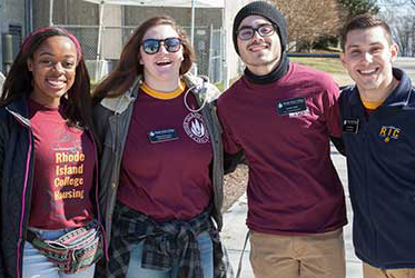 students at Accepted Students Day